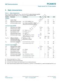 PCA9618UKZ Datasheet Page 9