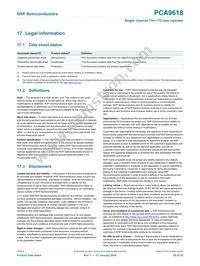 PCA9618UKZ Datasheet Page 20