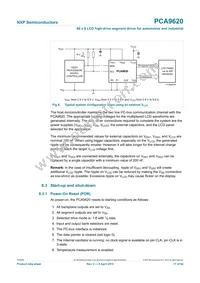 PCA9620U/5GA/Q1 Datasheet Page 17