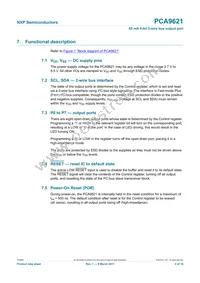 PCA9621PW Datasheet Page 4