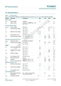PCA9621PW Datasheet Page 7