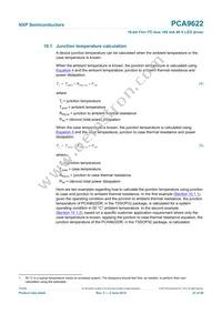 PCA9622BS Datasheet Page 23