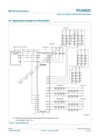 PCA9625D/S911 Datasheet Page 21