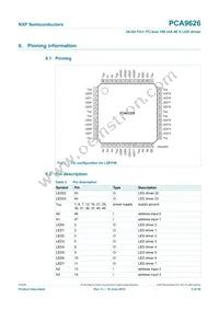 PCA9626BS Datasheet Page 5