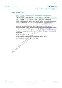 PCA9626BS Datasheet Page 15