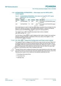 PCA9629APWJ Datasheet Page 18