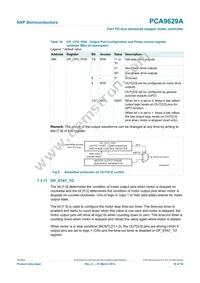 PCA9629APWJ Datasheet Page 19