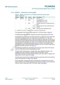 PCA9629APWJ Datasheet Page 22