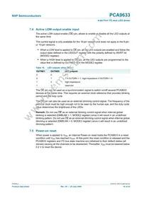 PCA9633PW Datasheet Page 16
