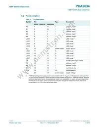 PCA9634PW/S911 Datasheet Page 6