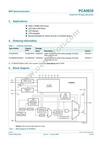 PCA9635PW/S911 Datasheet Page 3