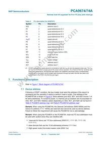 PCA9674N Datasheet Page 6