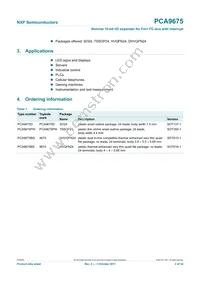PCA9675PW/S911 Datasheet Page 2