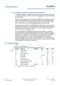 PCA9675PW/S911 Datasheet Page 20