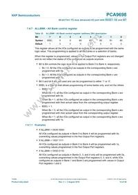 PCA9698DGG/S911 Datasheet Page 14