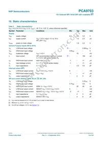PCA9703PW Datasheet Page 14