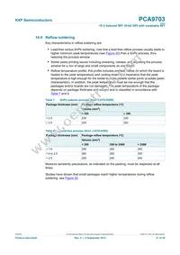 PCA9703PW Datasheet Page 21