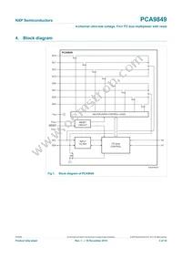 PCA9849PWJ Datasheet Page 3