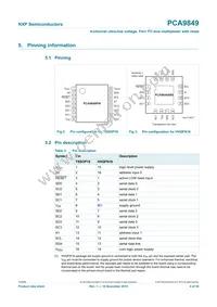 PCA9849PWJ Datasheet Page 4
