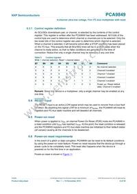 PCA9849PWJ Datasheet Page 9