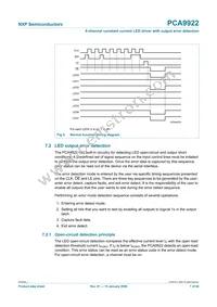 PCA9922PW Datasheet Page 7