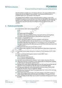 PCA9955ATWJ Datasheet Page 2