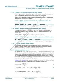 PCA9955TW Datasheet Page 20