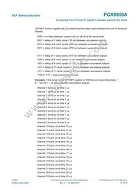 PCA9956ATWY Datasheet Page 21