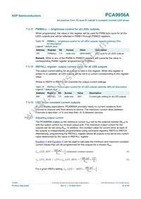 PCA9956ATWY Datasheet Page 23