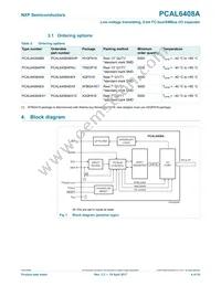 PCAL6408AEXX Datasheet Page 4