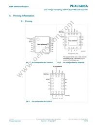 PCAL6408AEXX Datasheet Page 5