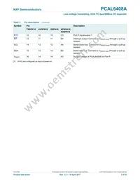 PCAL6408AEXX Datasheet Page 7