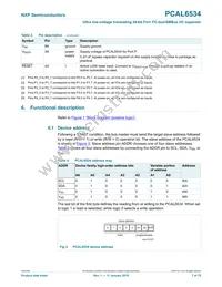 PCAL6534EVJ Datasheet Page 7