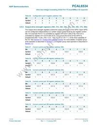 PCAL6534EVJ Datasheet Page 18