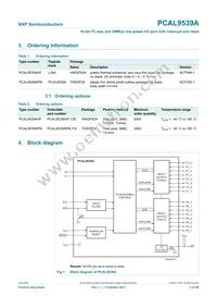 PCAL9539AHF Datasheet Page 3