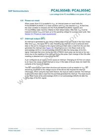 PCAL9554CBS Datasheet Page 11