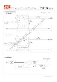 PCD-25-1400A Datasheet Page 2