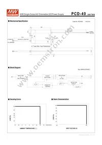 PCD-40-350B Datasheet Page 2