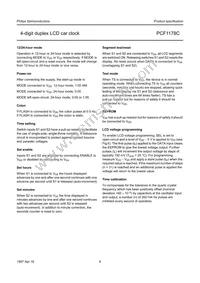 PCF1178CT Datasheet Page 6