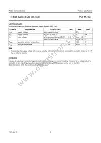 PCF1178CT Datasheet Page 9