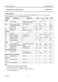 PCF1178CT Datasheet Page 10