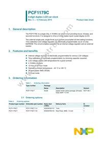 PCF1179CT Datasheet Cover