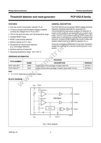 PCF1252-6T/F4 Datasheet Page 2
