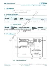 PCF2003DUS/DAAZ Datasheet Page 2