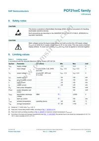 PCF2112CT/1 Datasheet Page 9
