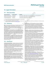 PCF2112CT/1 Datasheet Page 21