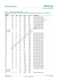 PCF2113AU/10/F4 Datasheet Page 8