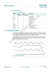 PCF2120U/10AA/1 Datasheet Page 3