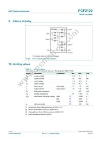 PCF2120U/10AA/1 Datasheet Page 4