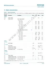 PCF2120U/10AA/1 Datasheet Page 5